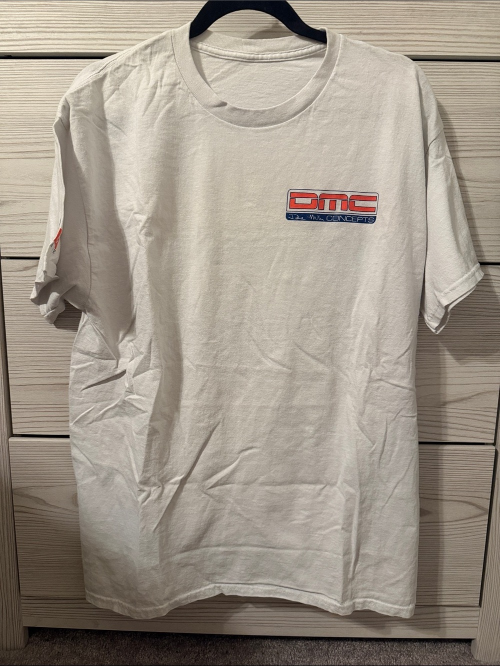 White Logo Graphic Men's T-Shirt